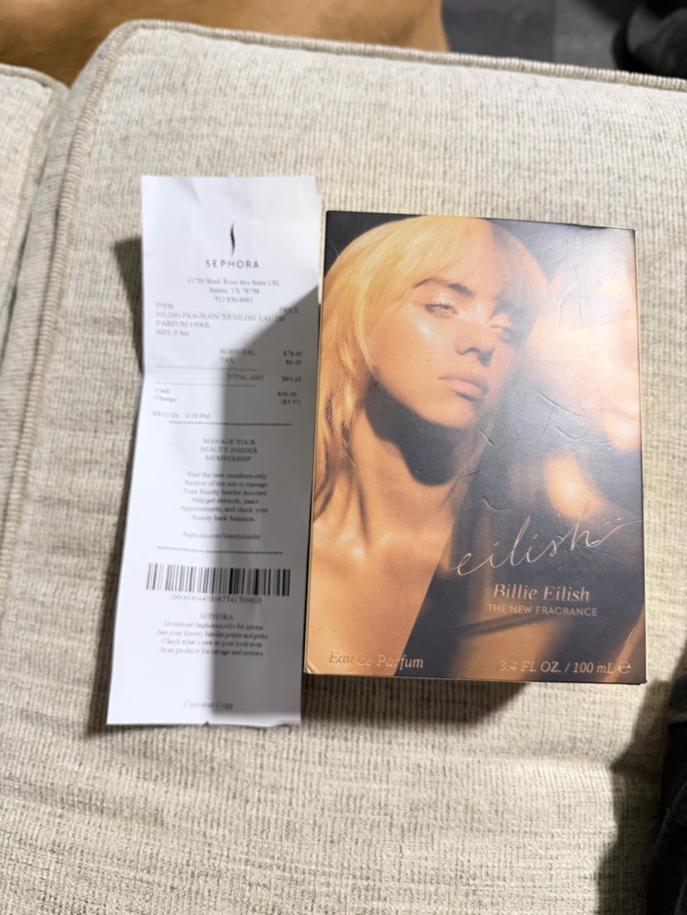 Billie Eilish Eilish Eau de Parfum - Gold and Black Box